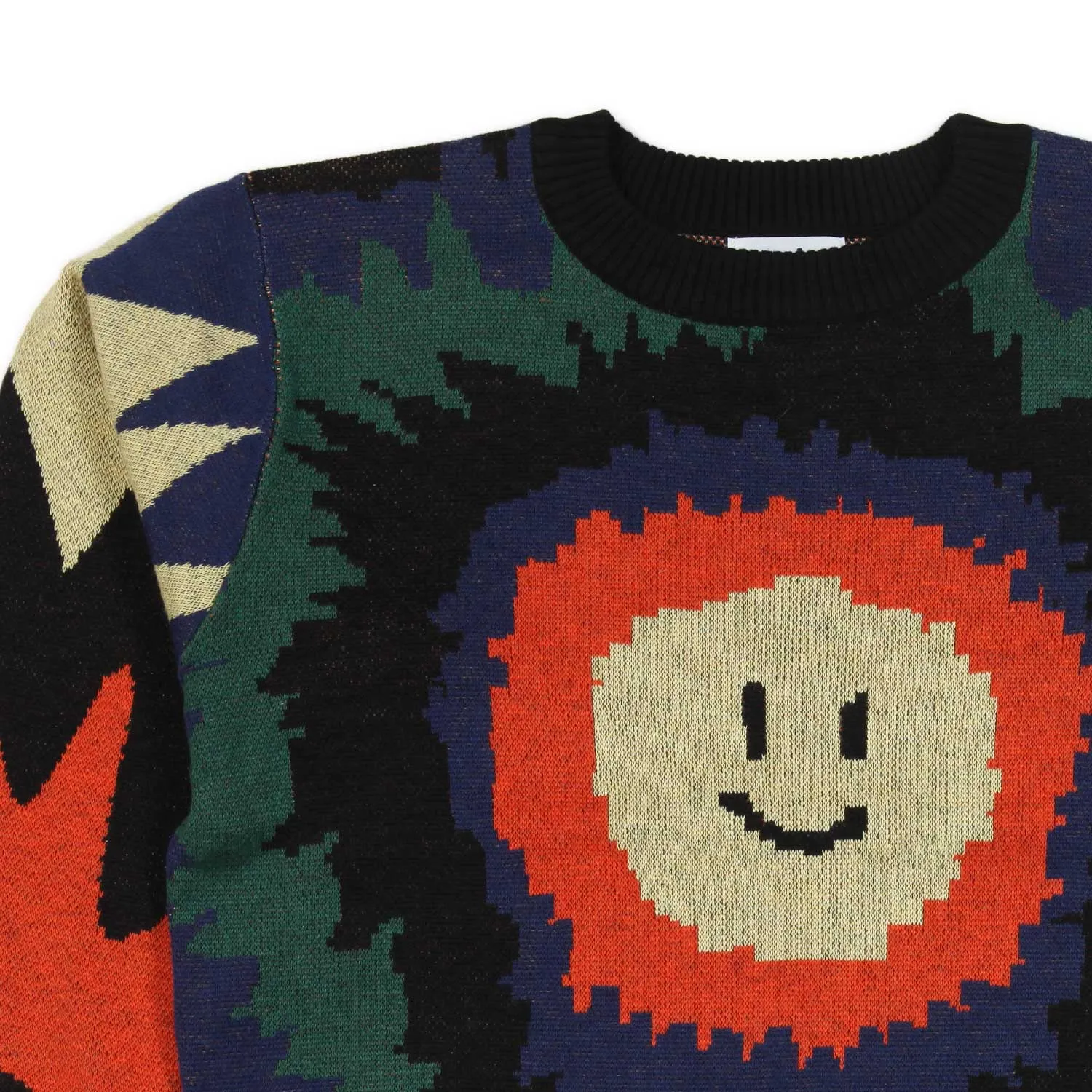 Multicolor Sweater with Smiley for Boys and Girls