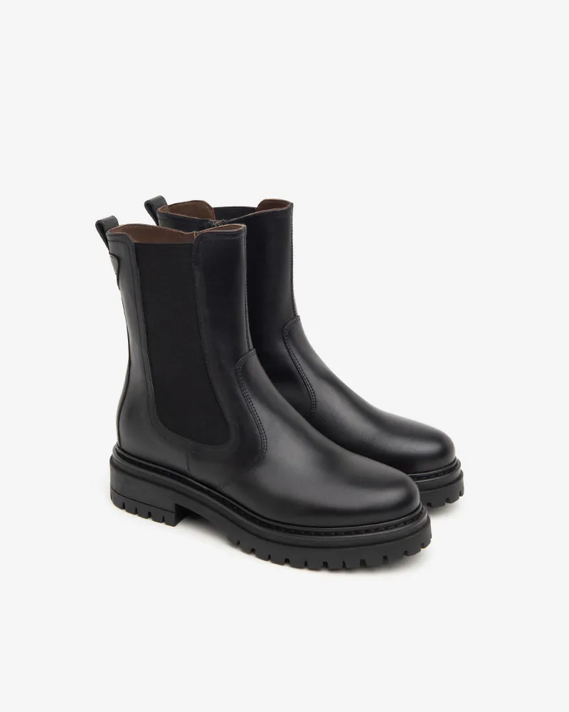 Nero Giardini Stivaletti Chelsea Donna in Pelle Nero I411830D100