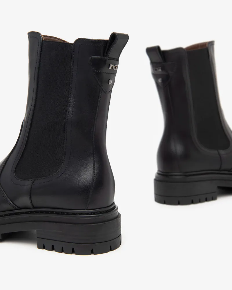Nero Giardini Stivaletti Chelsea Donna in Pelle Nero I411830D100