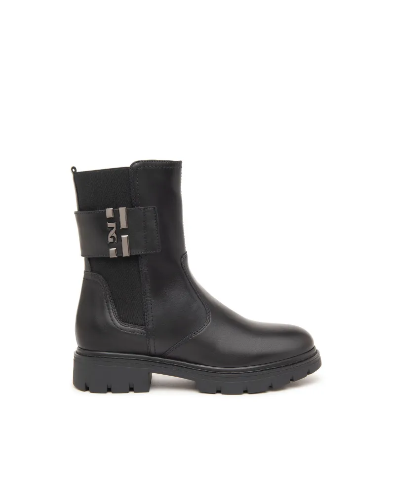 Nero Giardini Stivaletti Chelsea Donna in Pelle Nero I411860D100
