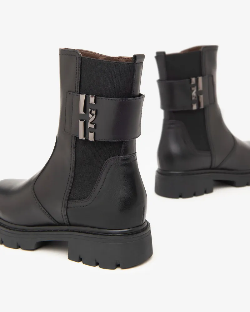 Nero Giardini Stivaletti Chelsea Donna in Pelle Nero I411860D100