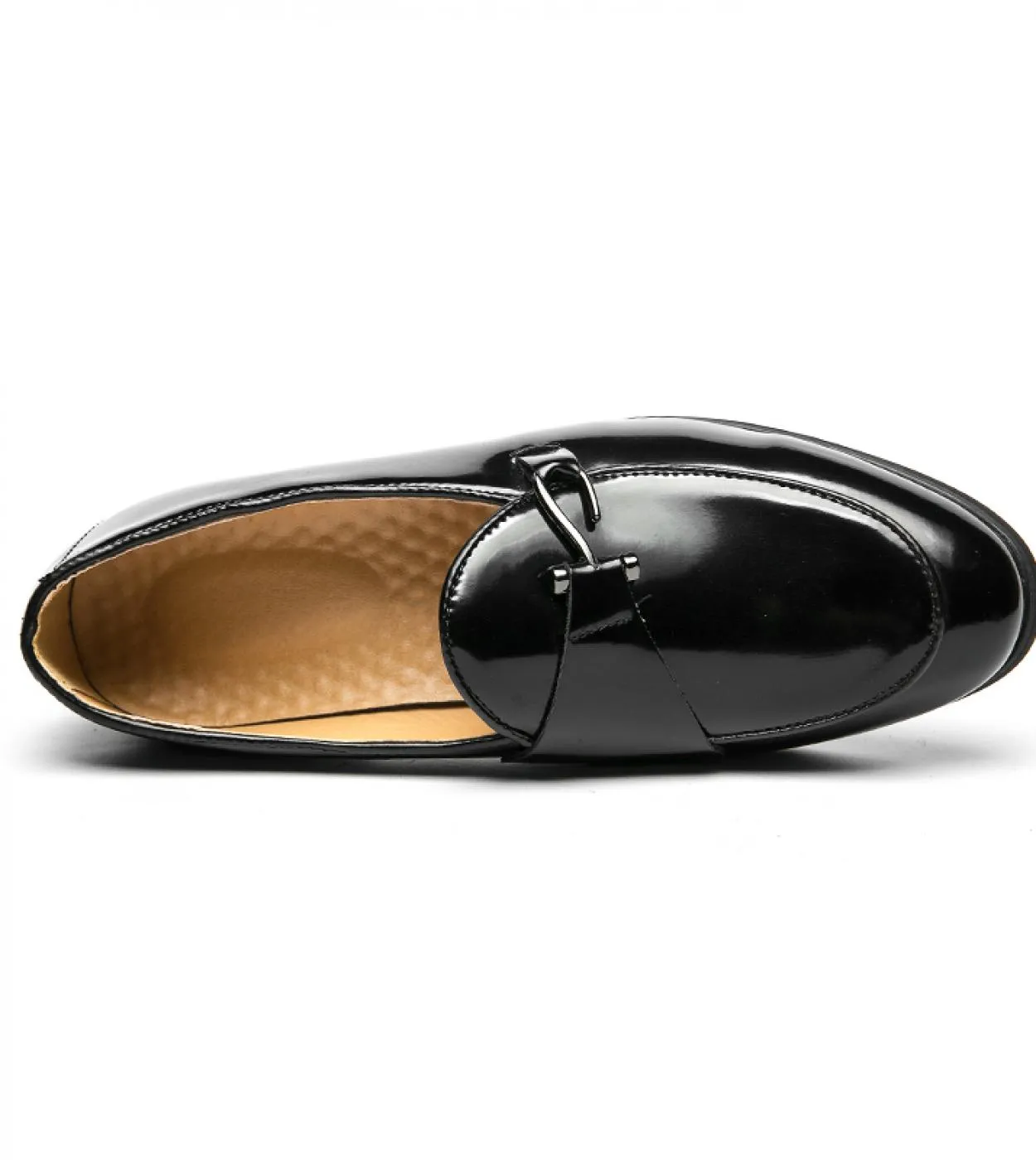 New mens loafers, solid color faux suede slip-on dress shoes