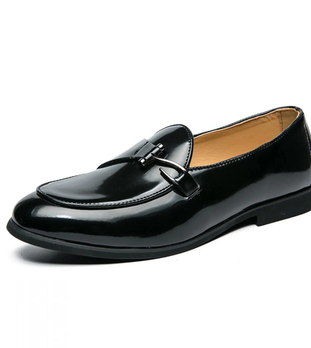 New mens loafers, solid color faux suede slip-on dress shoes