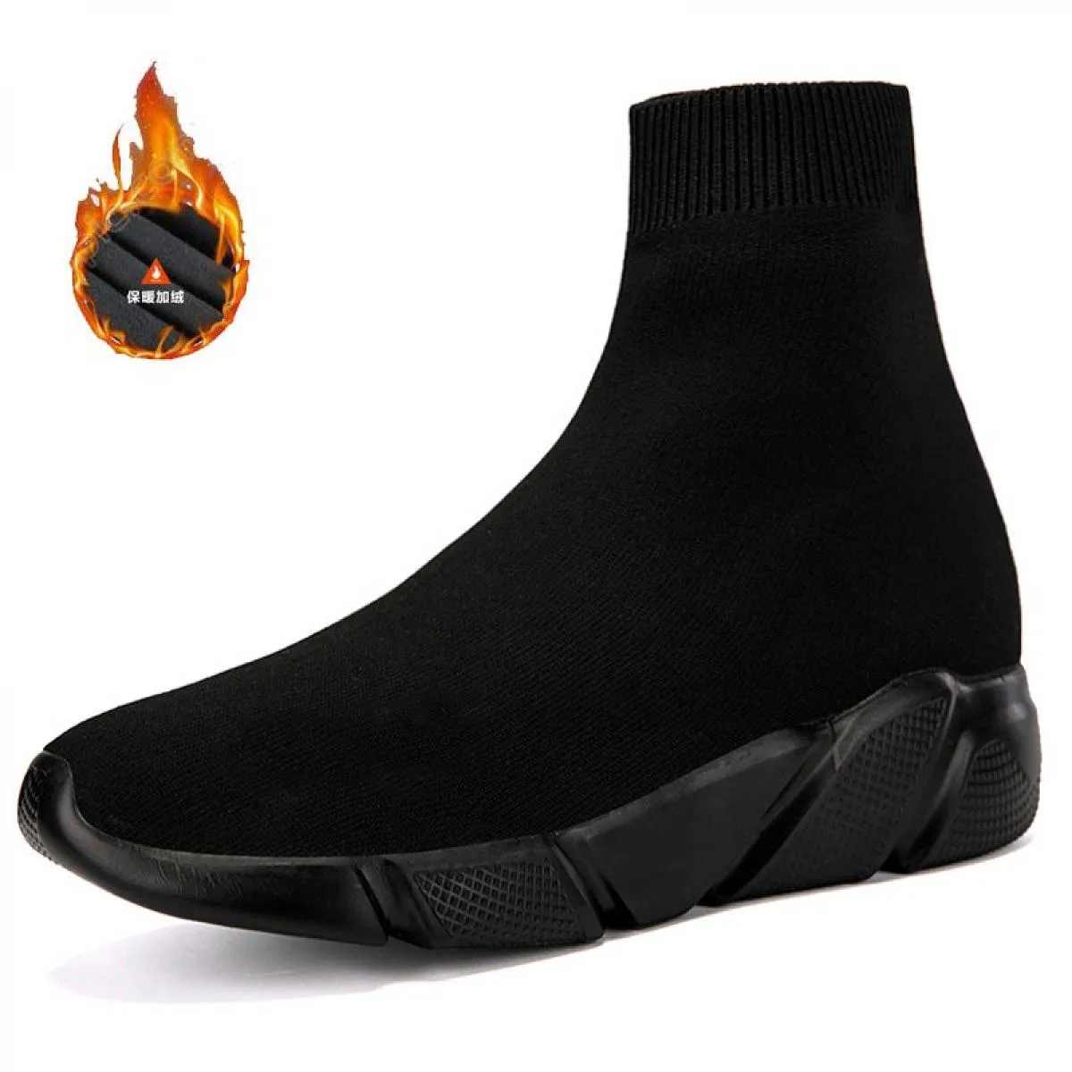 New Women's Fashion Sneakers Breathable Socks Boots Classic Slip-on Women's Casual Moccasins