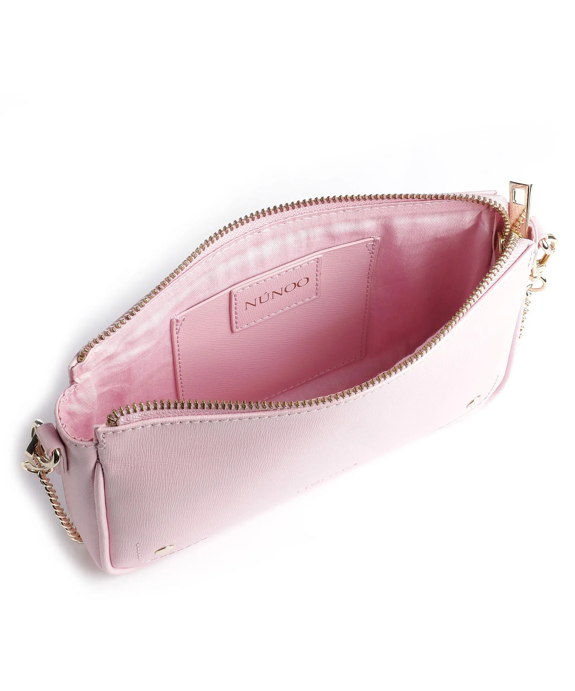 Nunoo Florence Pink Calfskin Shoulder Bag