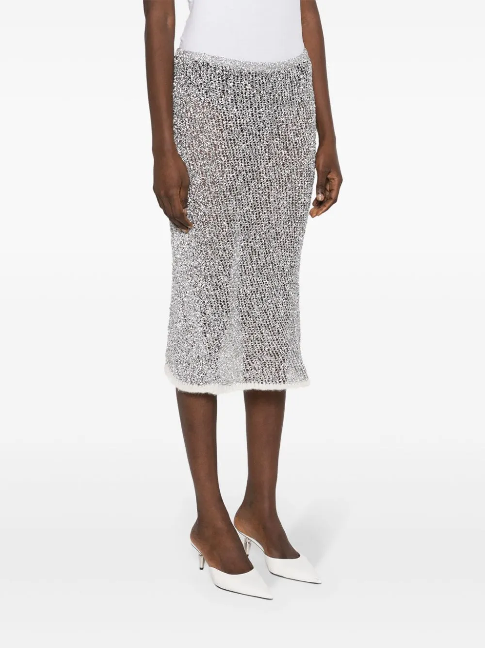 Open Knit Skirt