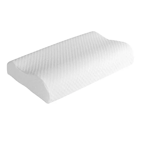 Orthopedic memory foam cervical pillow, ergonomic pillow for neck pain, for side sleepers.