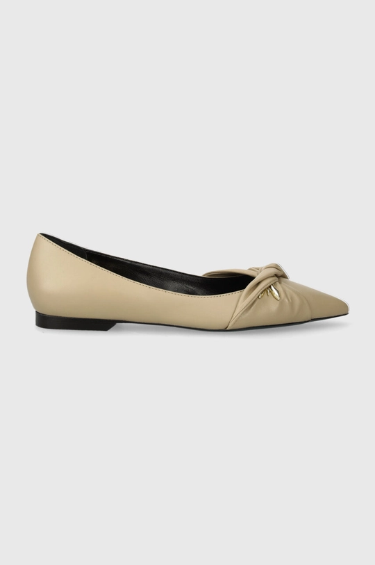Patrizia Pepe leather ballerina shoes