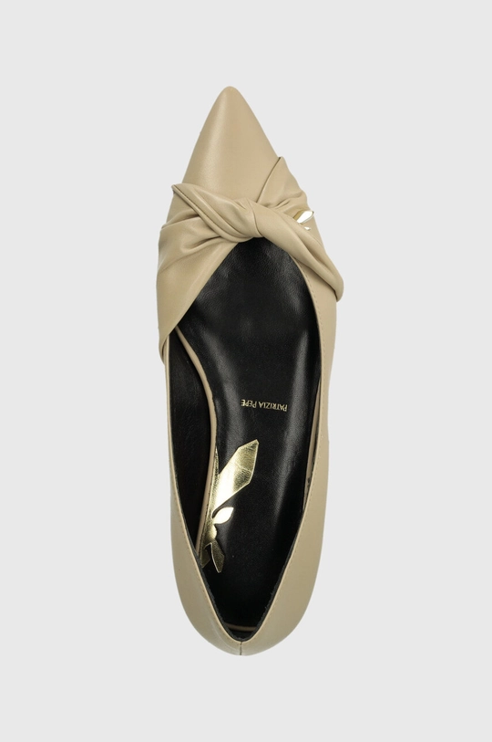 Patrizia Pepe leather ballerina shoes