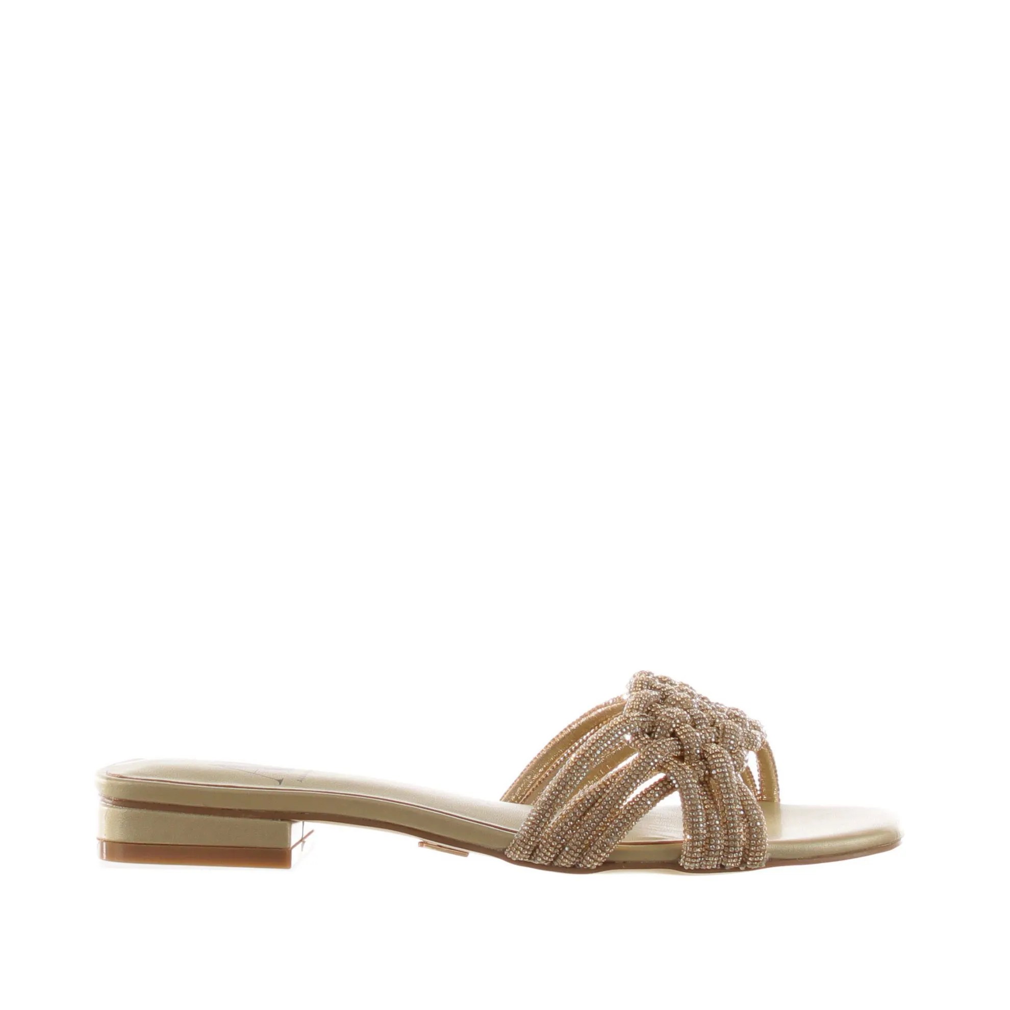 Pelle con strass - Ciabattina gioiello