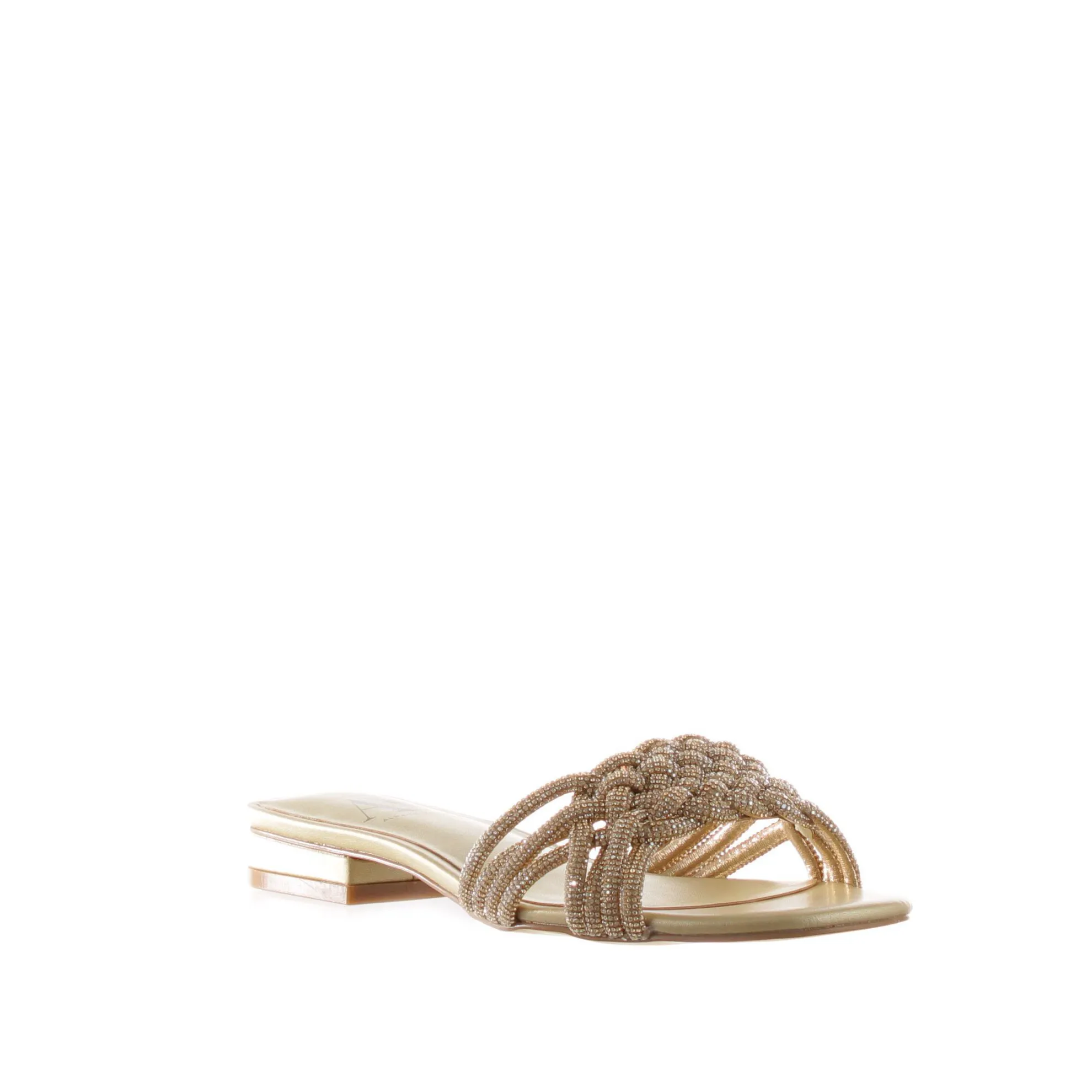 Pelle con strass - Ciabattina gioiello