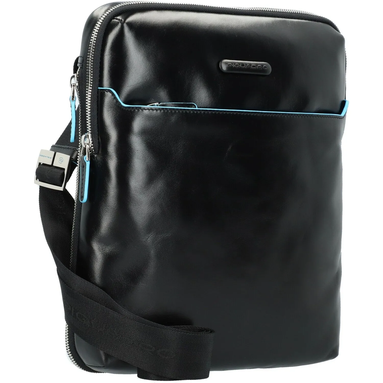 Piquadro Lettera Leather Crossbody Bag 26 cm
