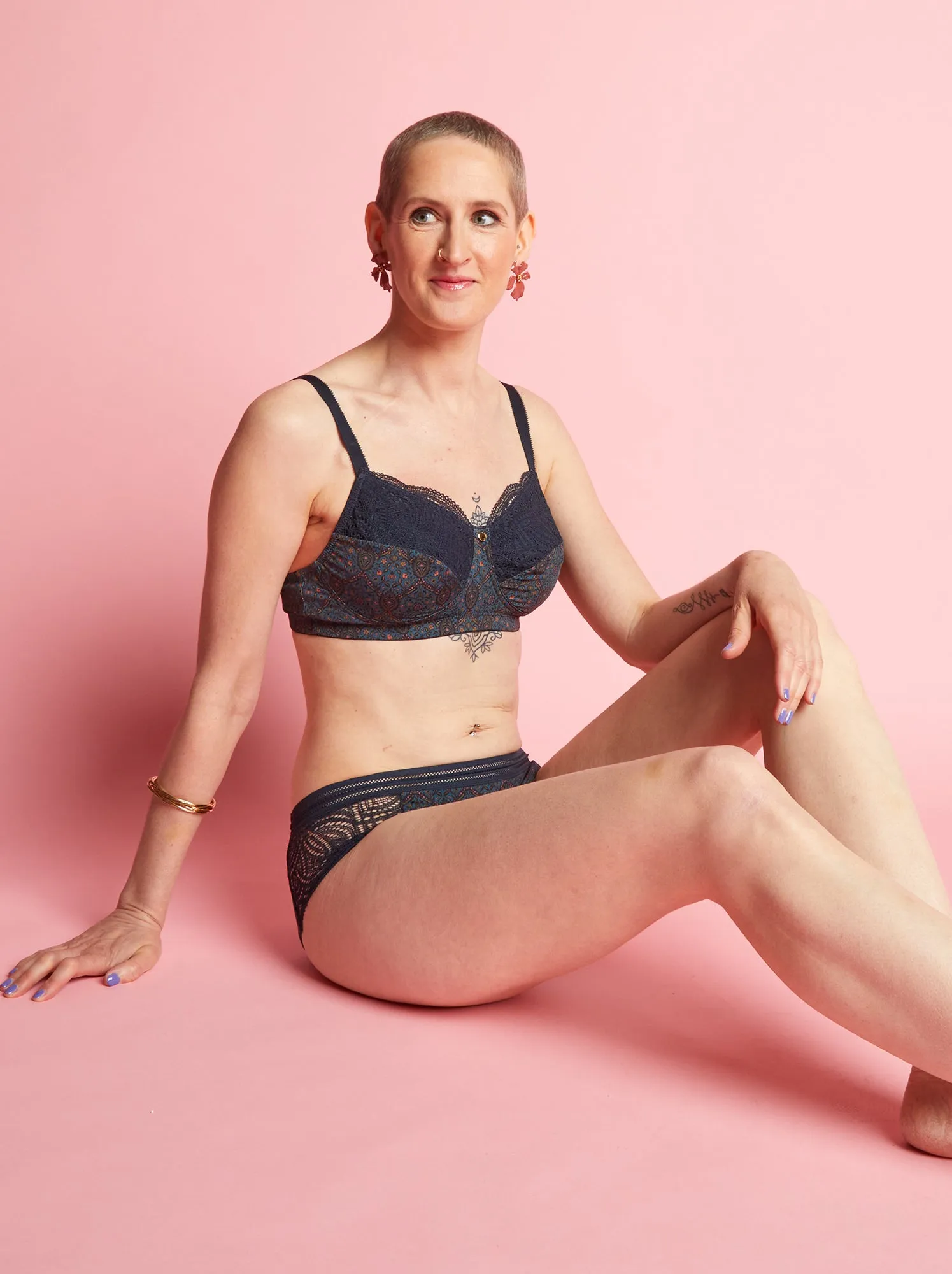 Postoperative Bra - Blue