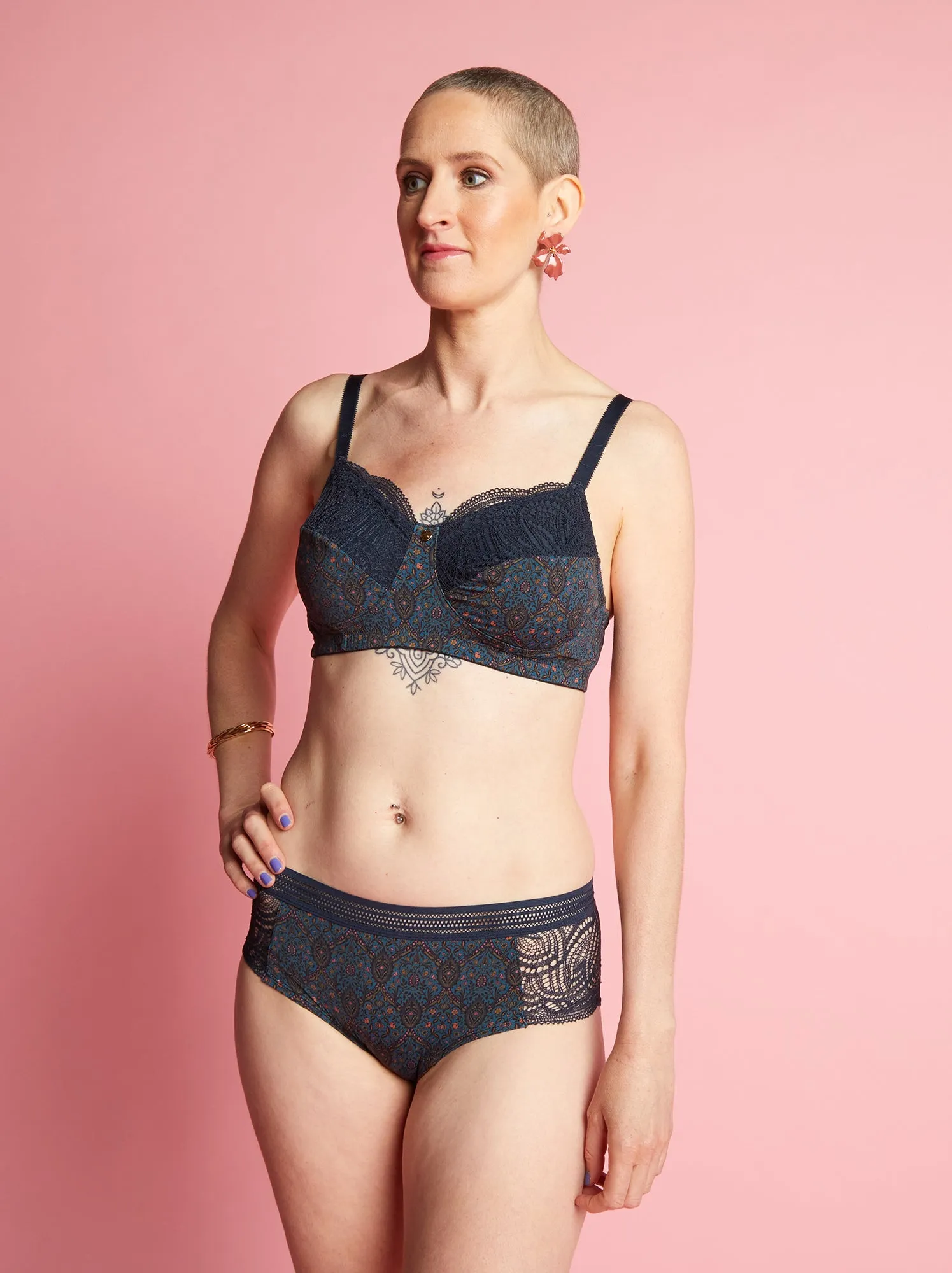 Postoperative Bra - Blue