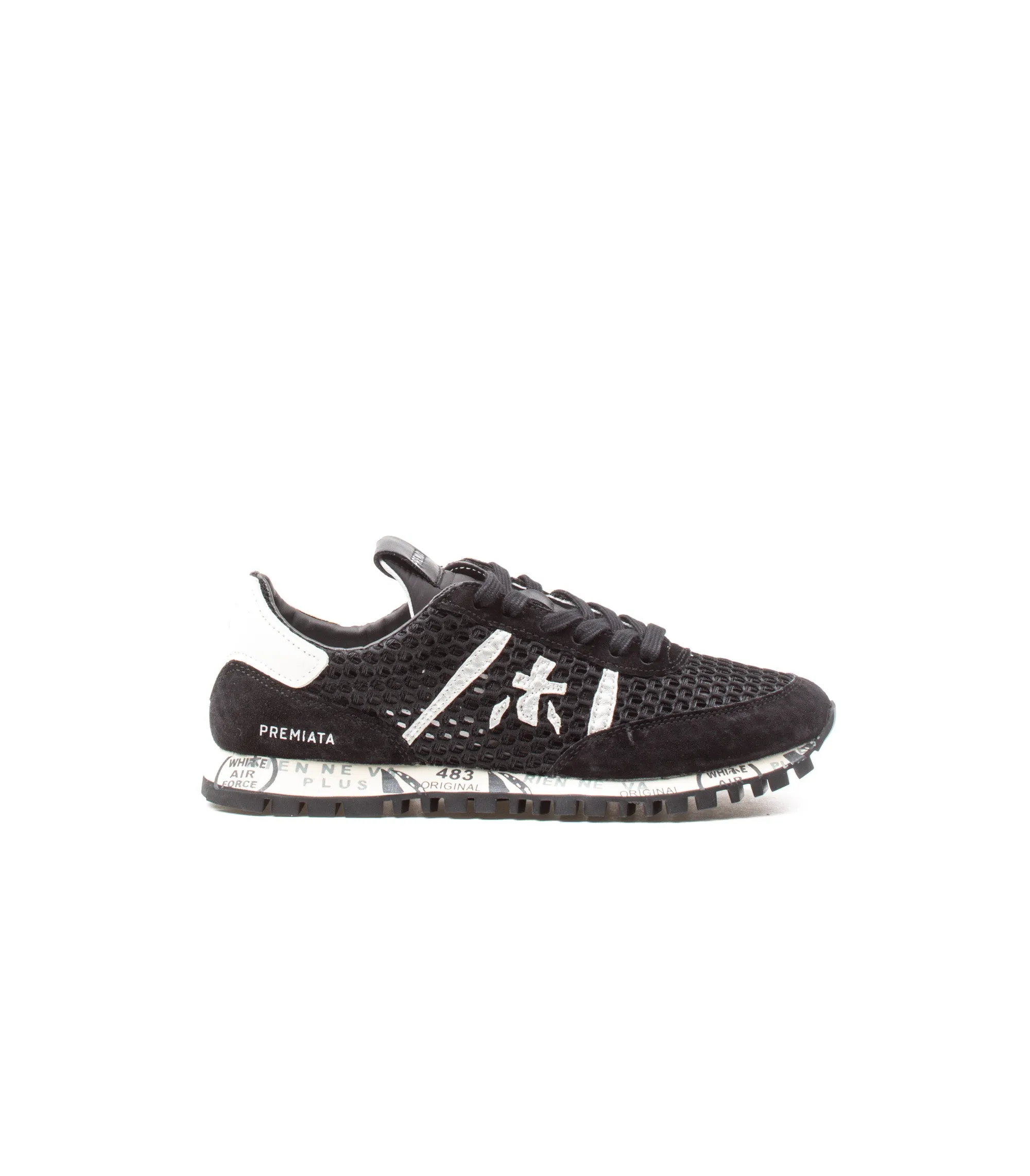 Premiata Black Seand 6753 Women's Shoes