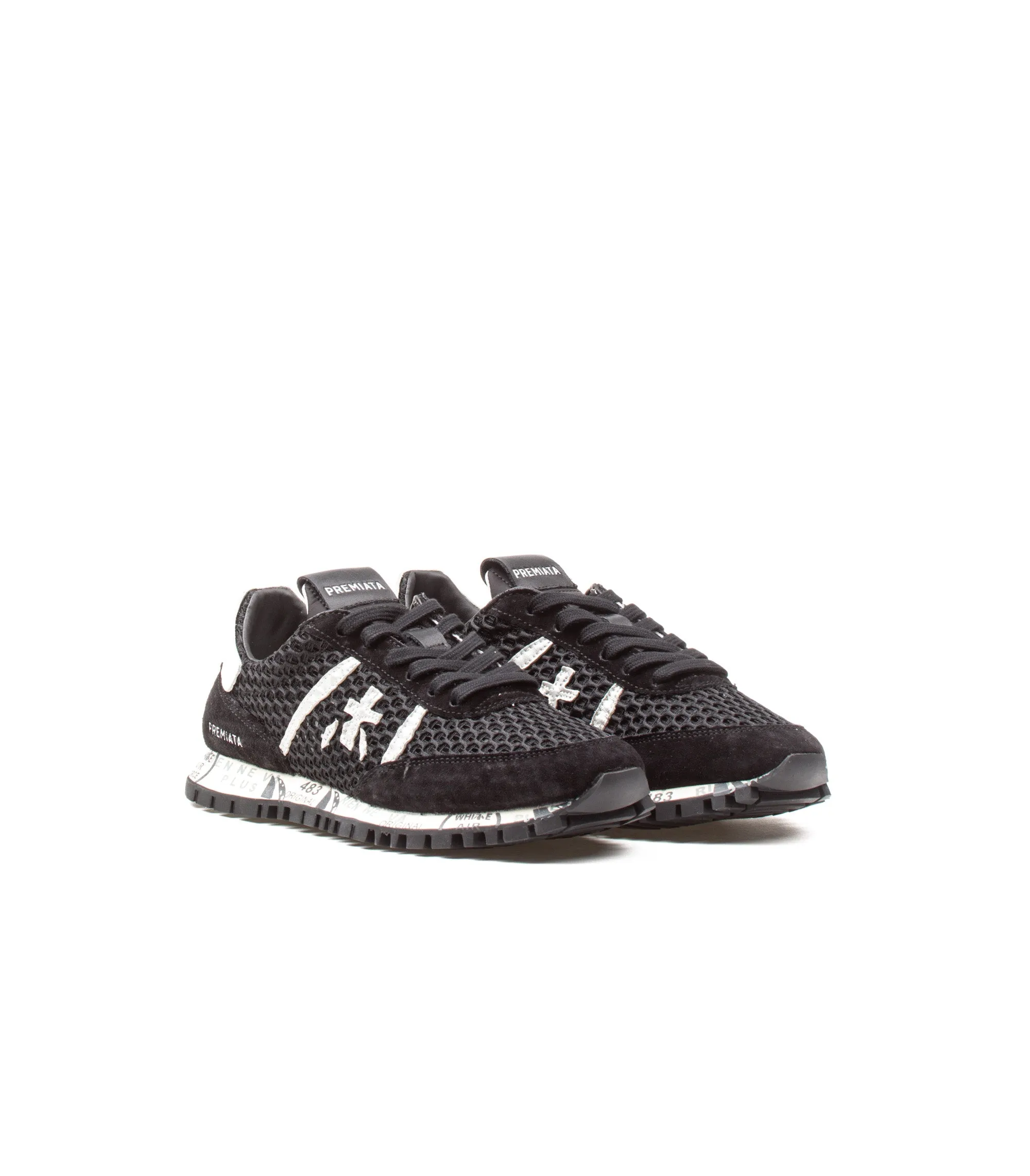 Premiata Black Seand 6753 Women's Shoes