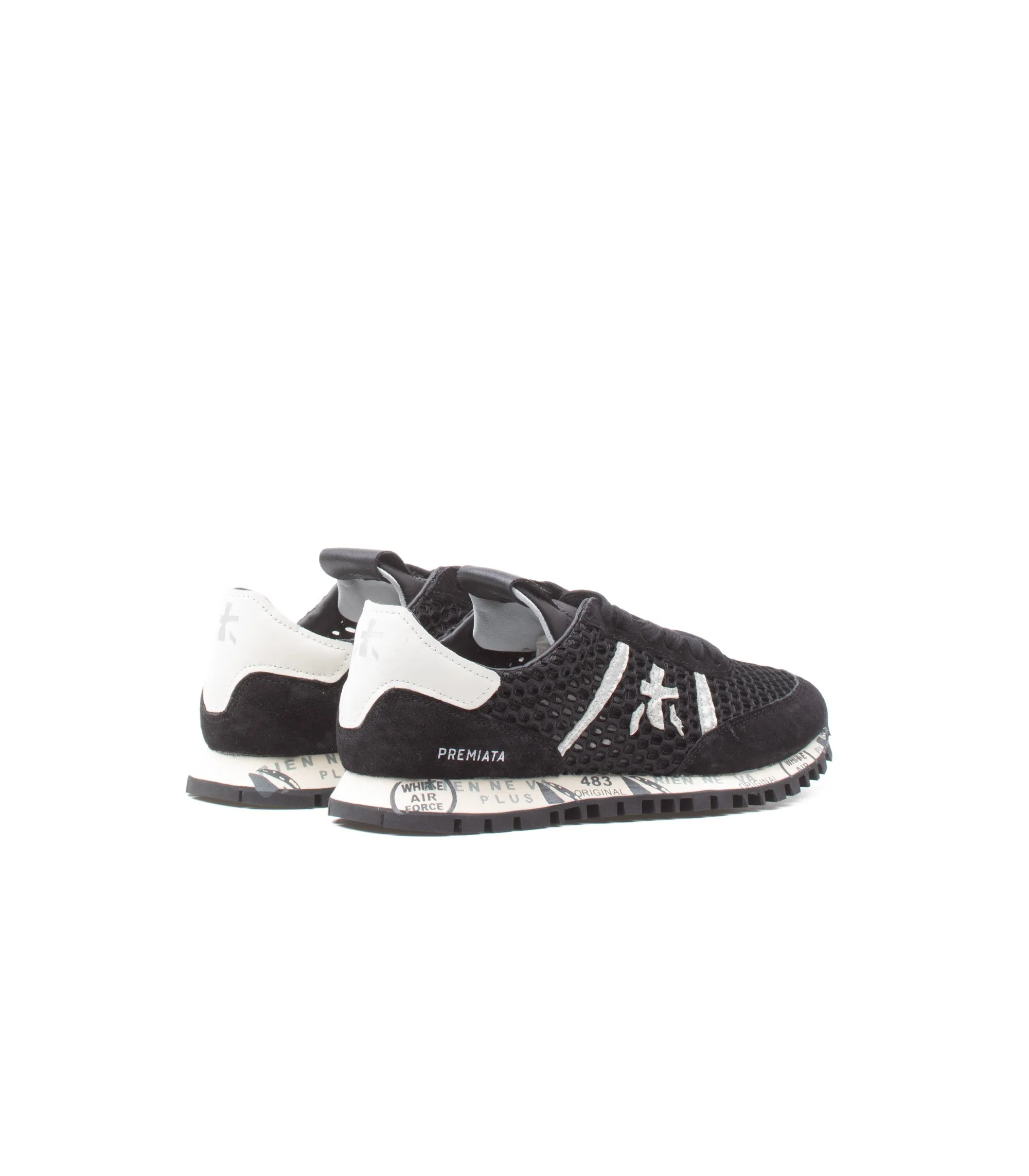Premiata Black Seand 6753 Women's Shoes