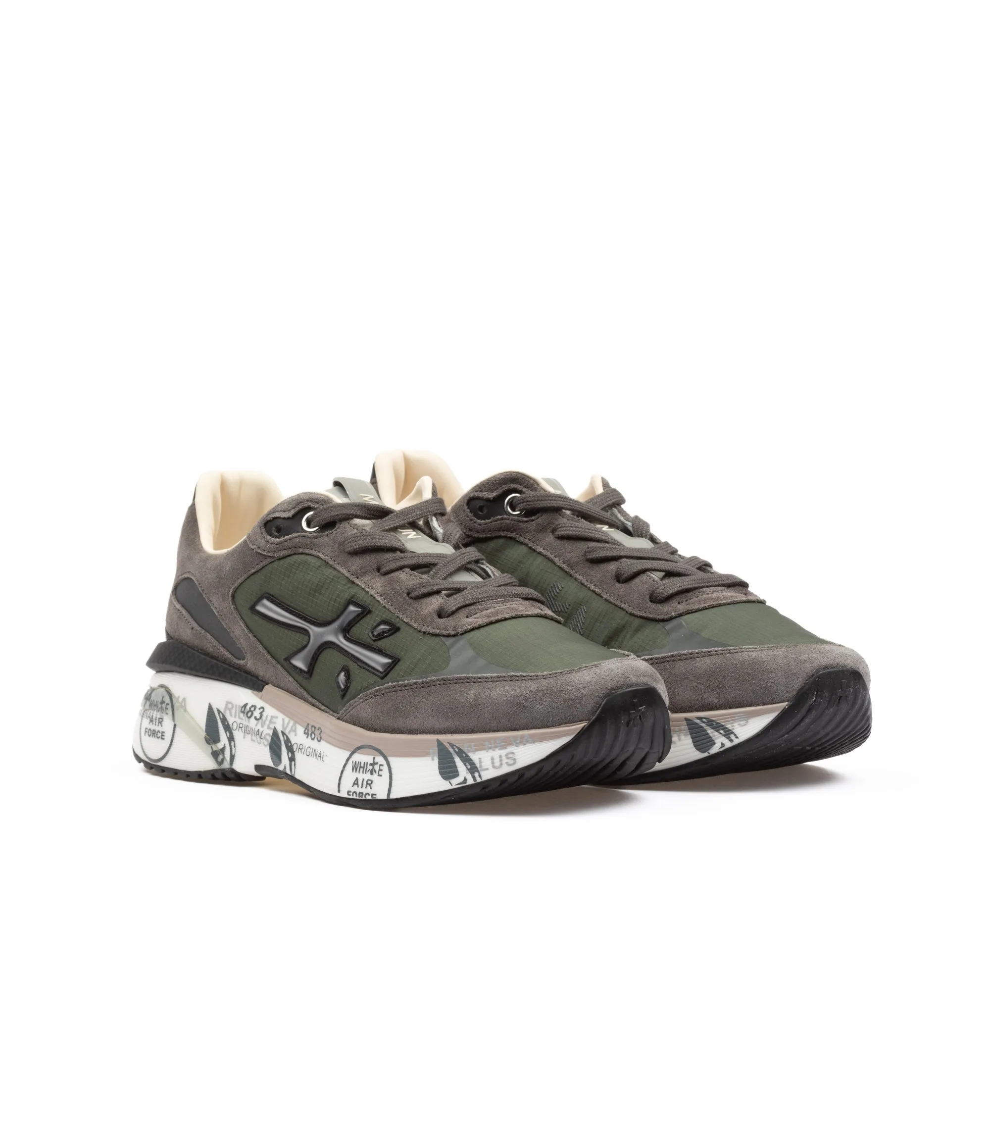 Premiata Military Green Moe Run 7106 for Men