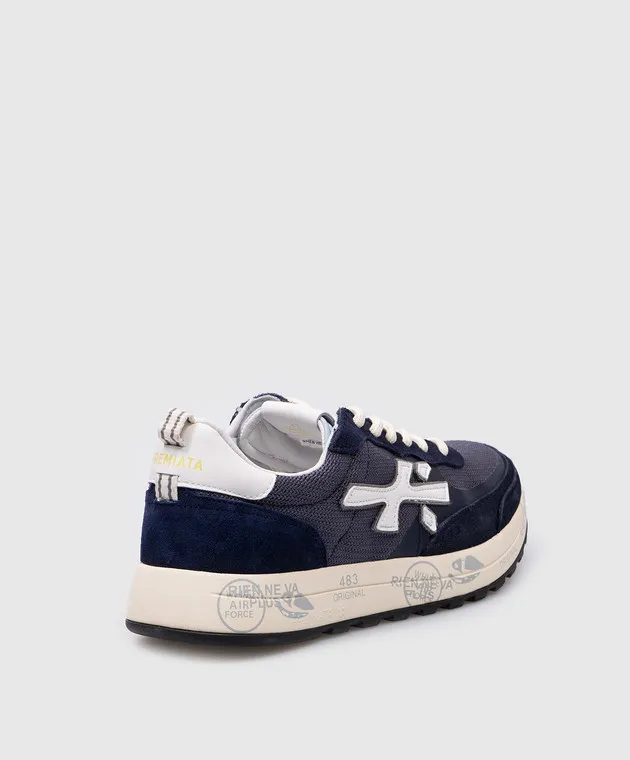 Premiata Blue Combi Sneakers Nous NOUS