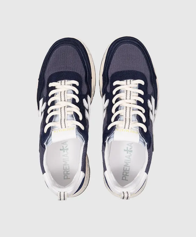 Premiata Blue Combi Sneakers Nous NOUS