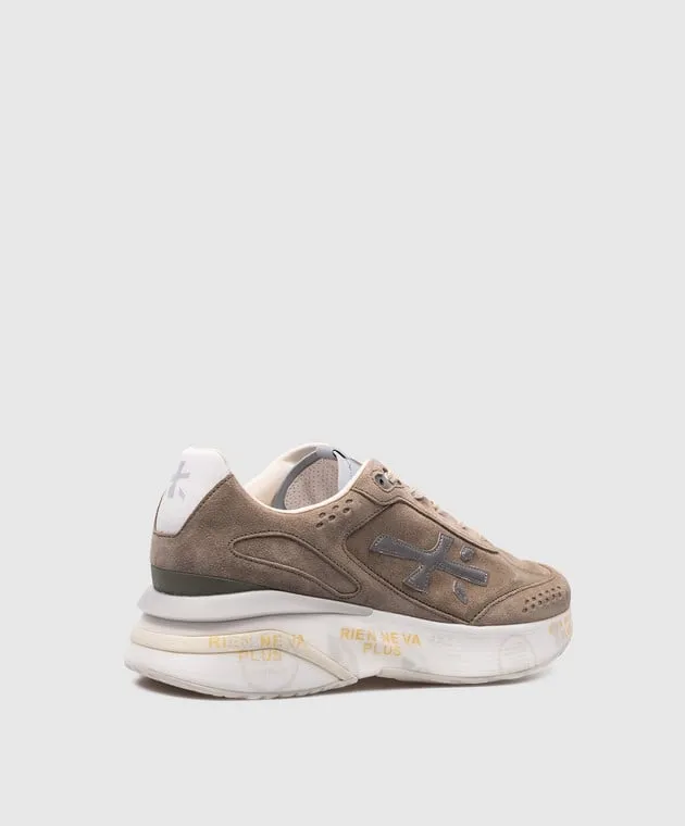 Premiata Brown Suede MOERUN Sneakers MOERUN