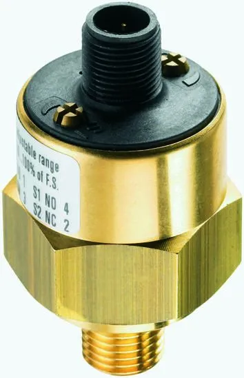 Pressostato Tecsis NC/NA, 0.5bar min, 10bar max, G 1/4, 10 → 30V cc
