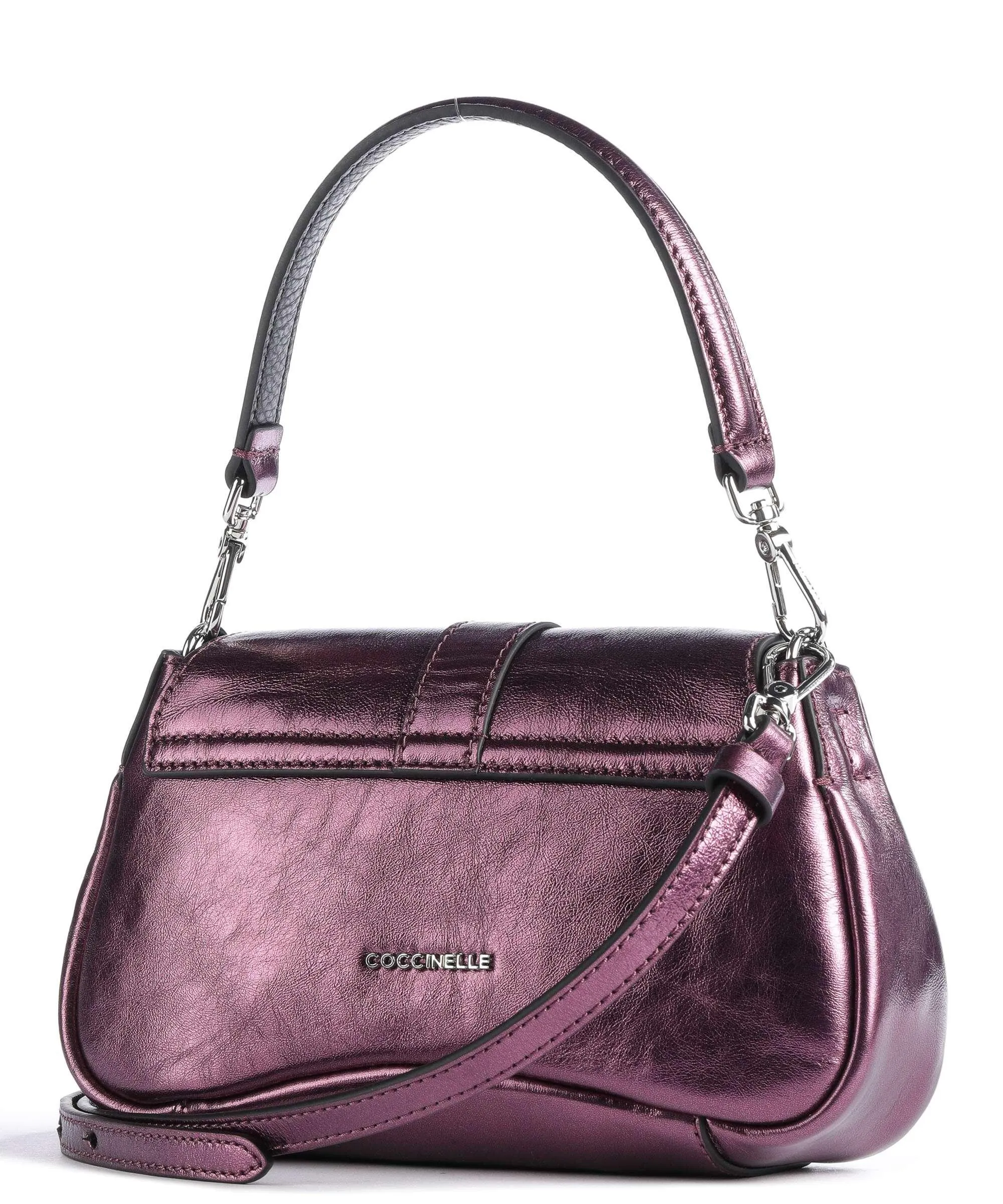 Purple Fine Grained Calfskin Himma Pepita Handbag