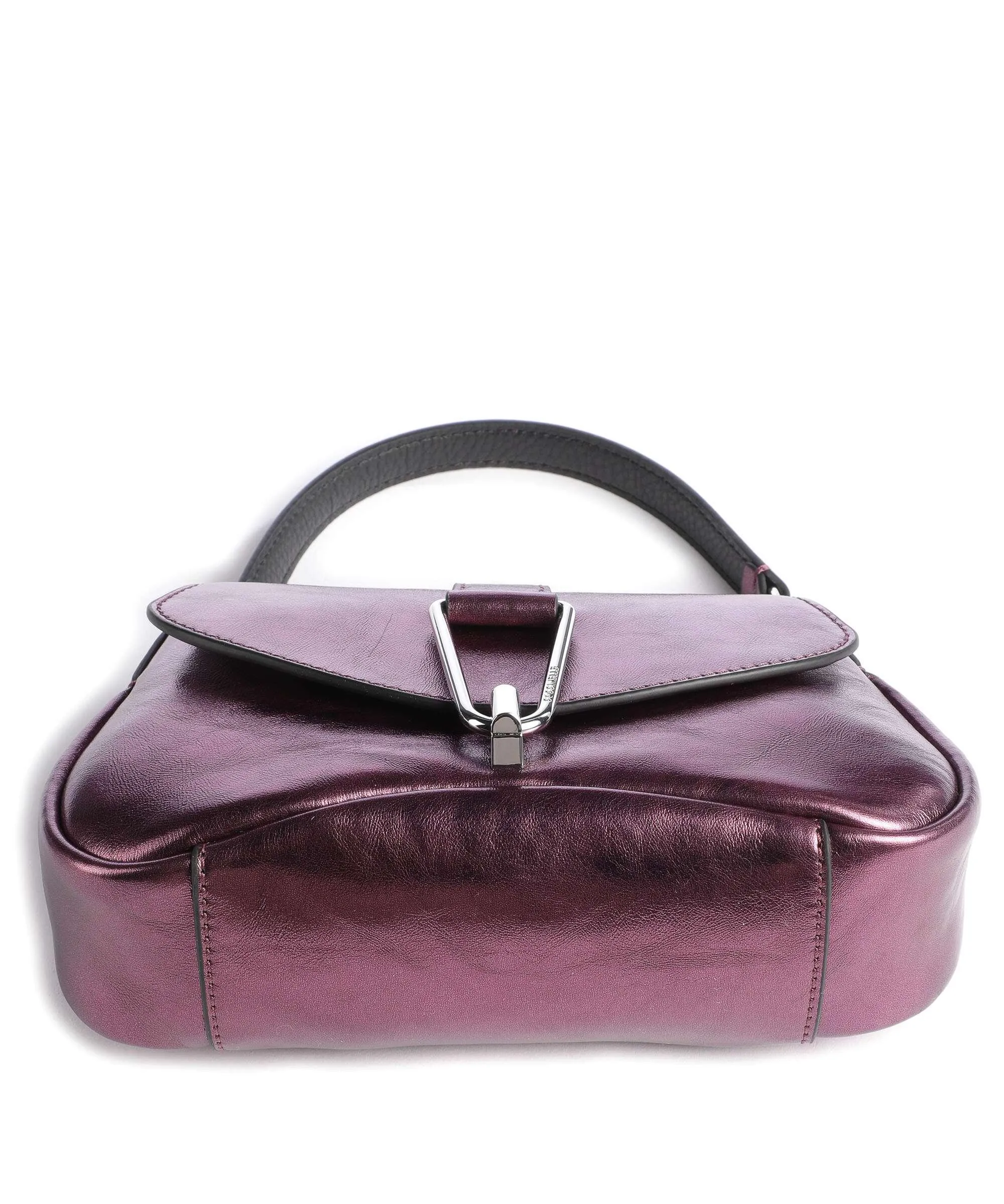 Purple Fine Grained Calfskin Himma Pepita Handbag