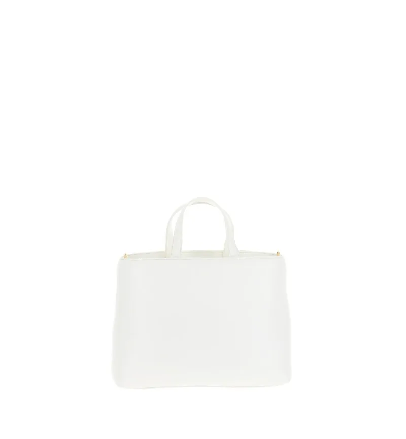 Quilted faux leather bag