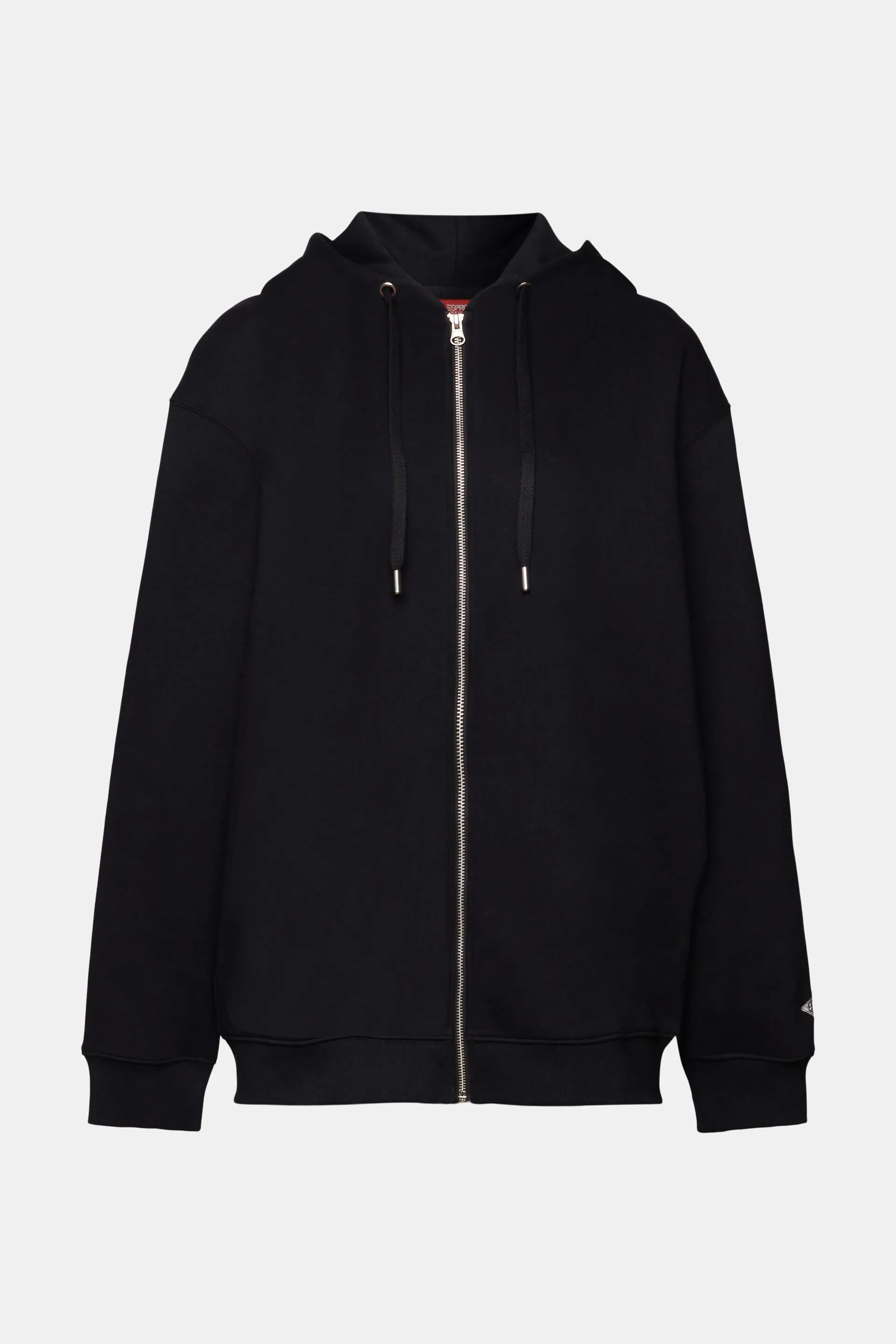 Recycled: oversized hoodie with hood and zip