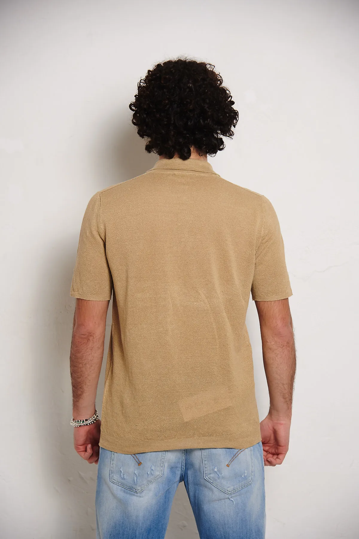 Roberto Collina Linen Operated Polo Shirt