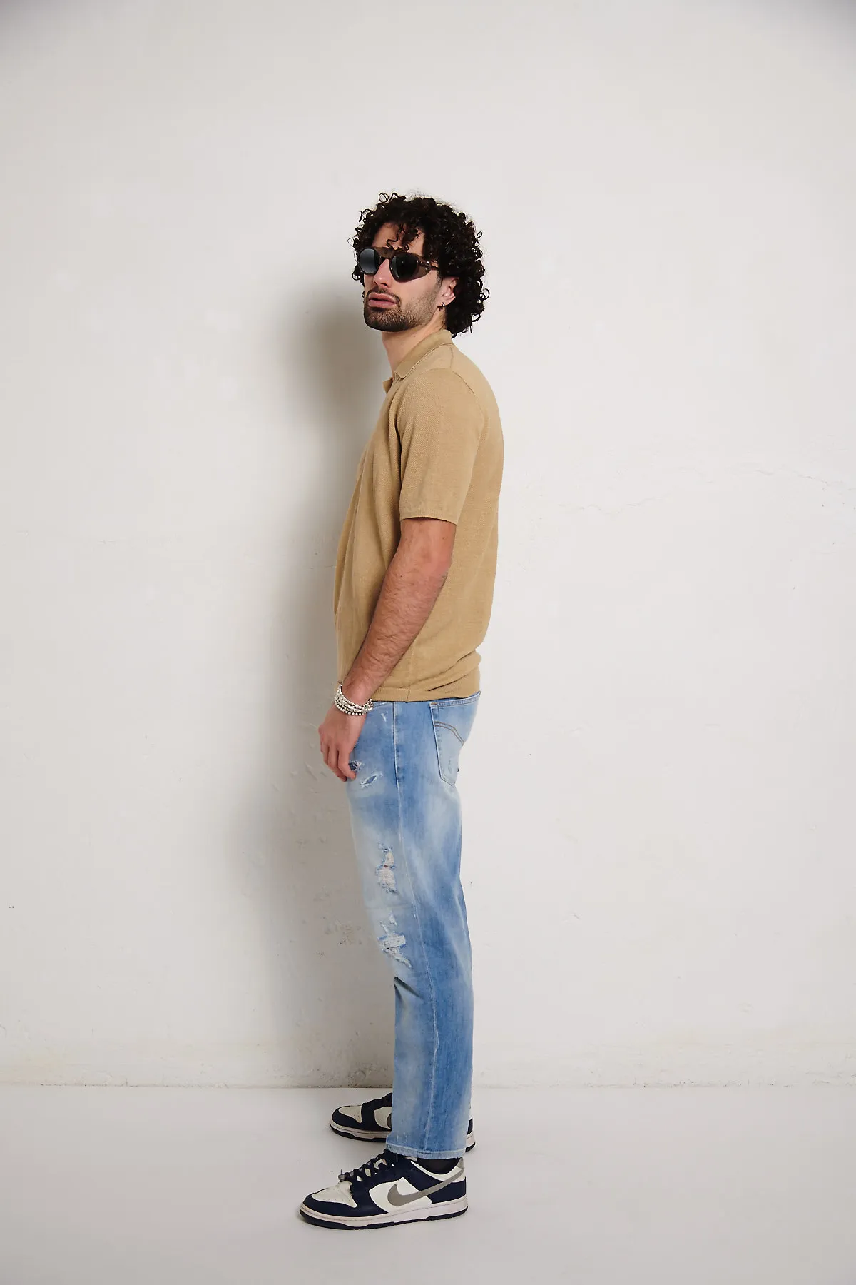 Roberto Collina Linen Operated Polo Shirt