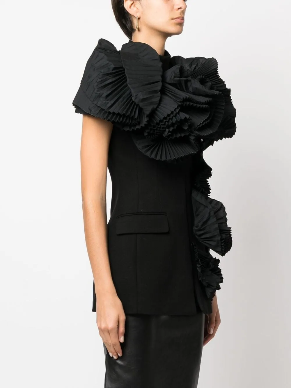 Ruffled jacket