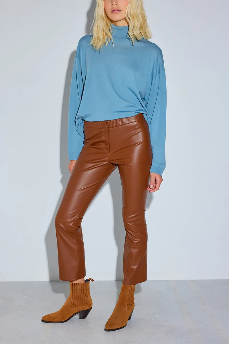 SEMICOUTURE Eco Leather Pants