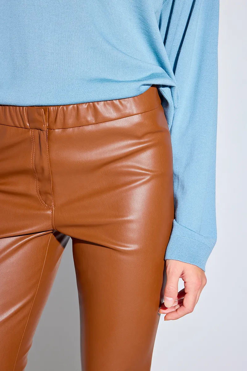 SEMICOUTURE Eco Leather Pants