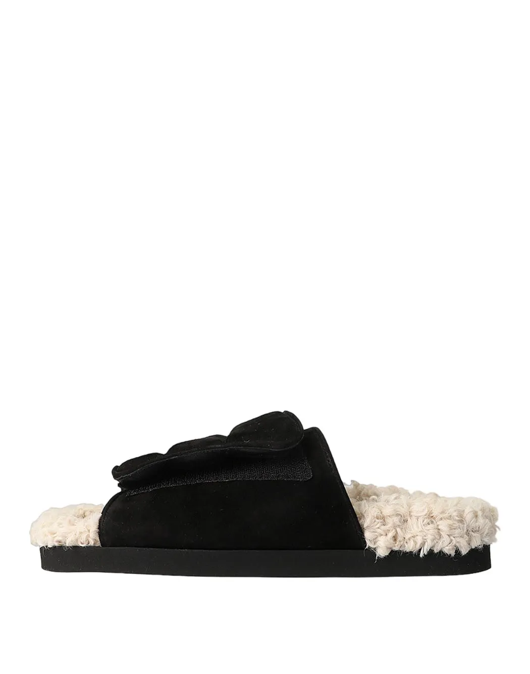 Shearling sandals