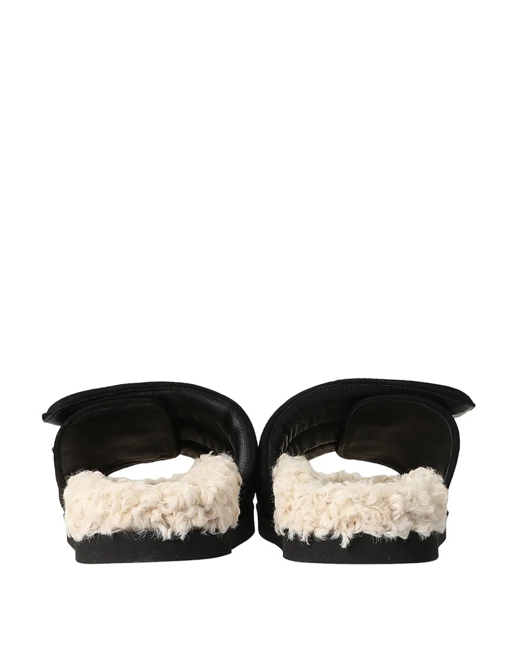 Shearling sandals