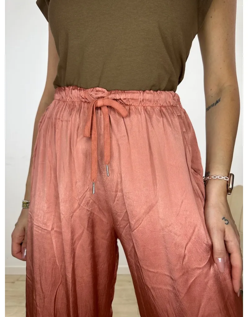 Silk Soft Pink Pants