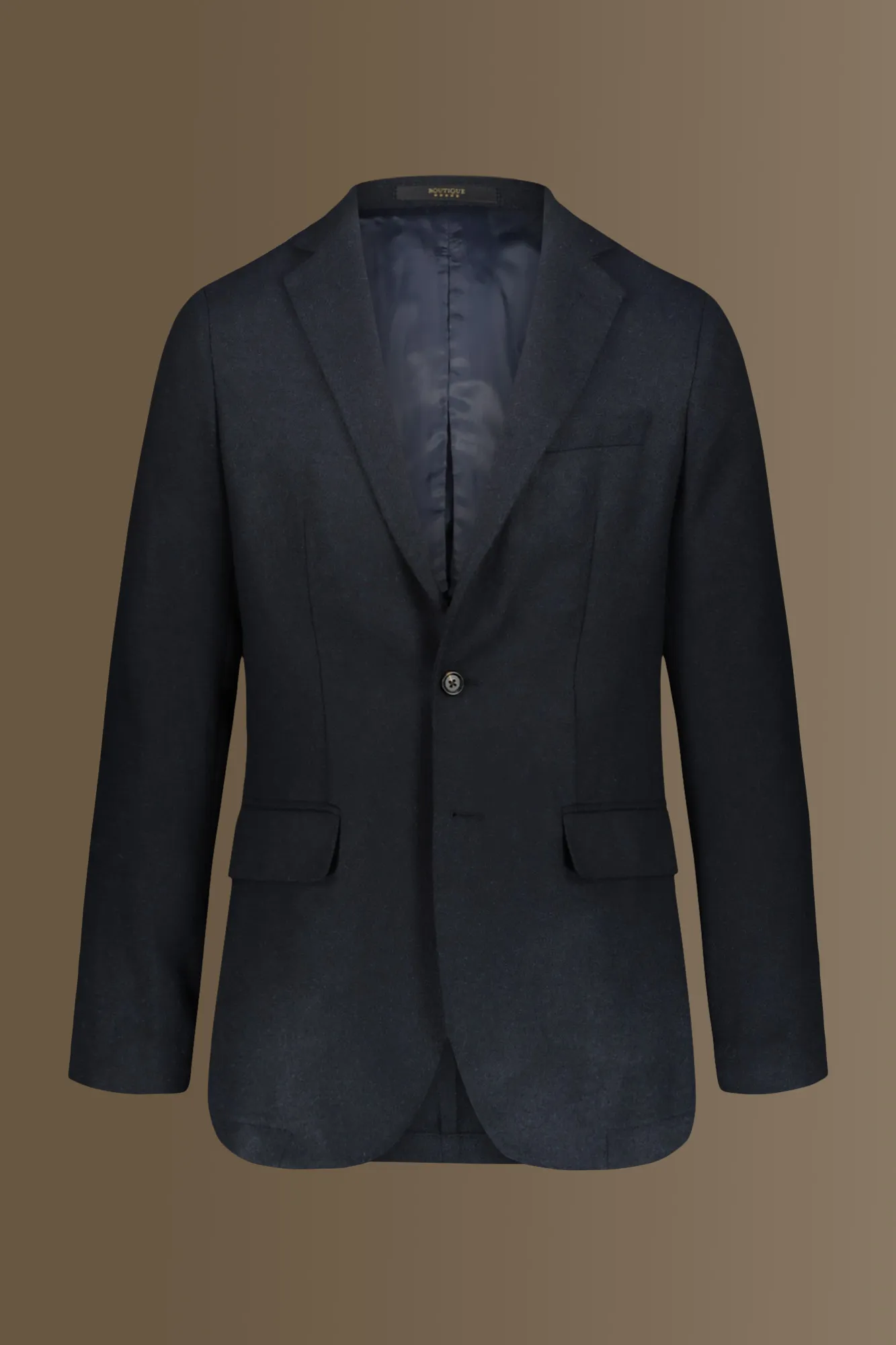 Single-breasted tweed jacket