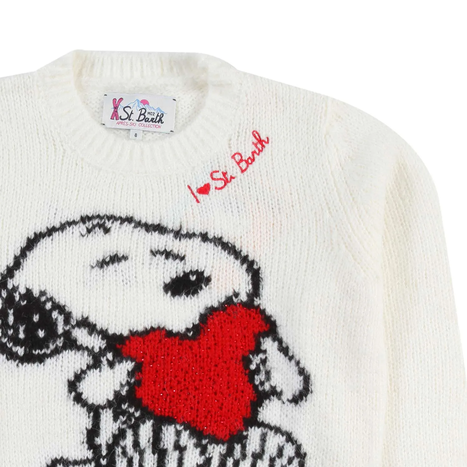 Snoopy Heart Panna Sweater for Girls