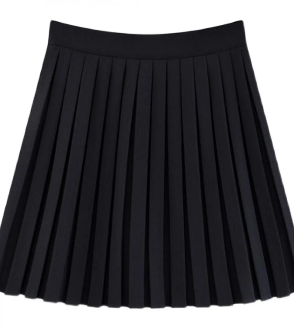 Spring Summer Women's Casual Office Lady Fashion Mini Skirt Green Black Harajuku Skirts