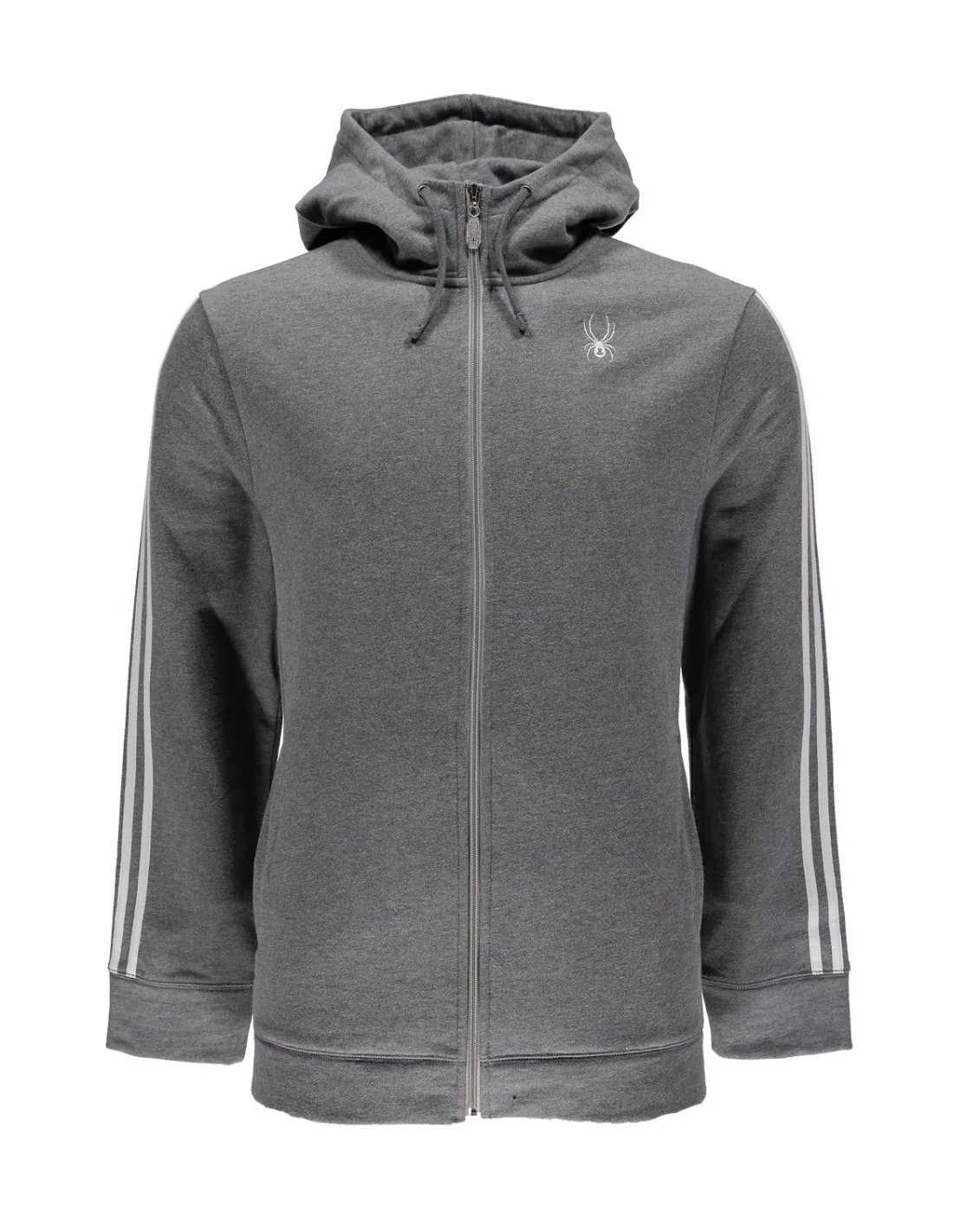 Spyder Vintage Fleece Full Zip Hoodie - Cirrus Grey / Spyder