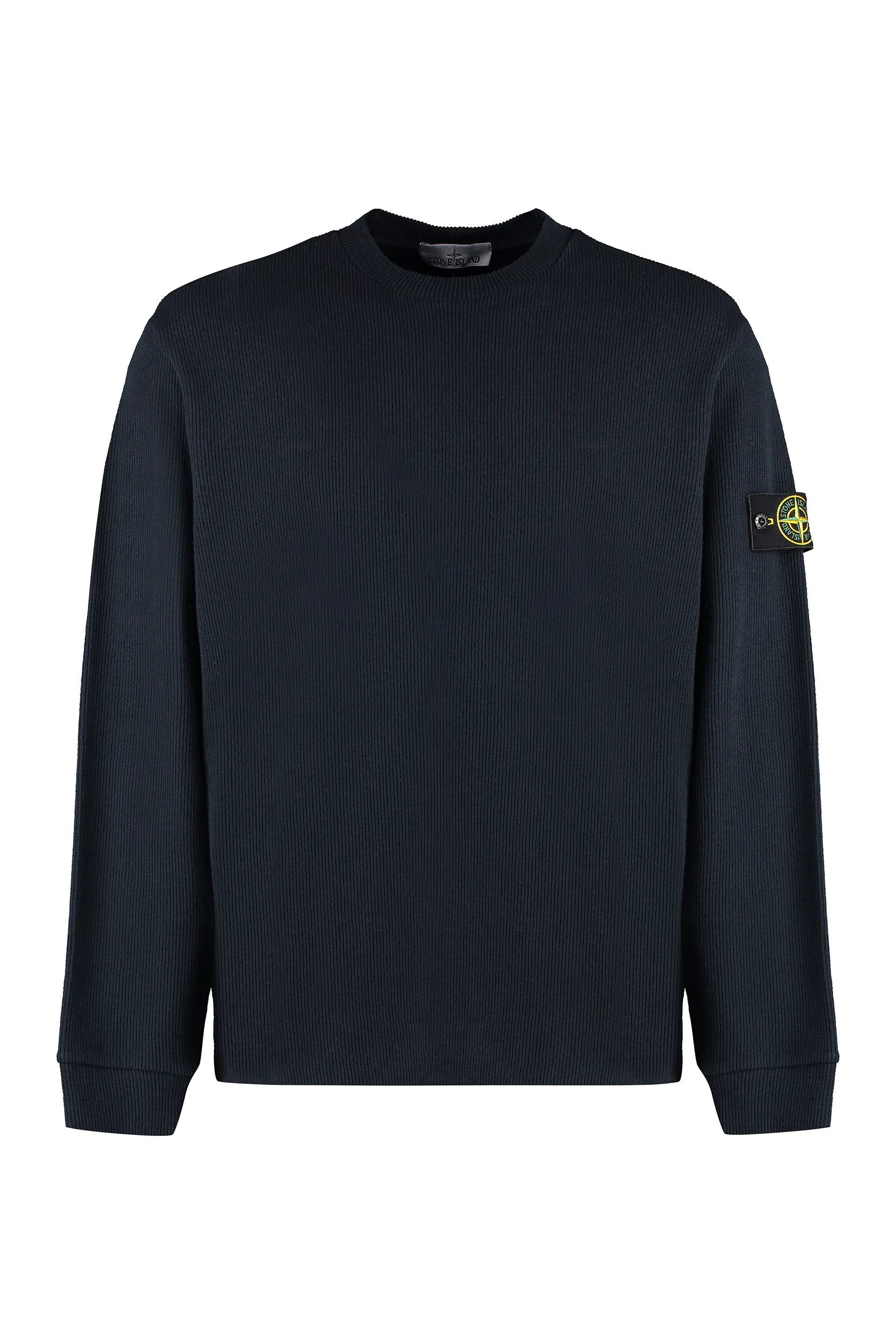 Stone Island Cotton Blend Crew-neck Sweater
