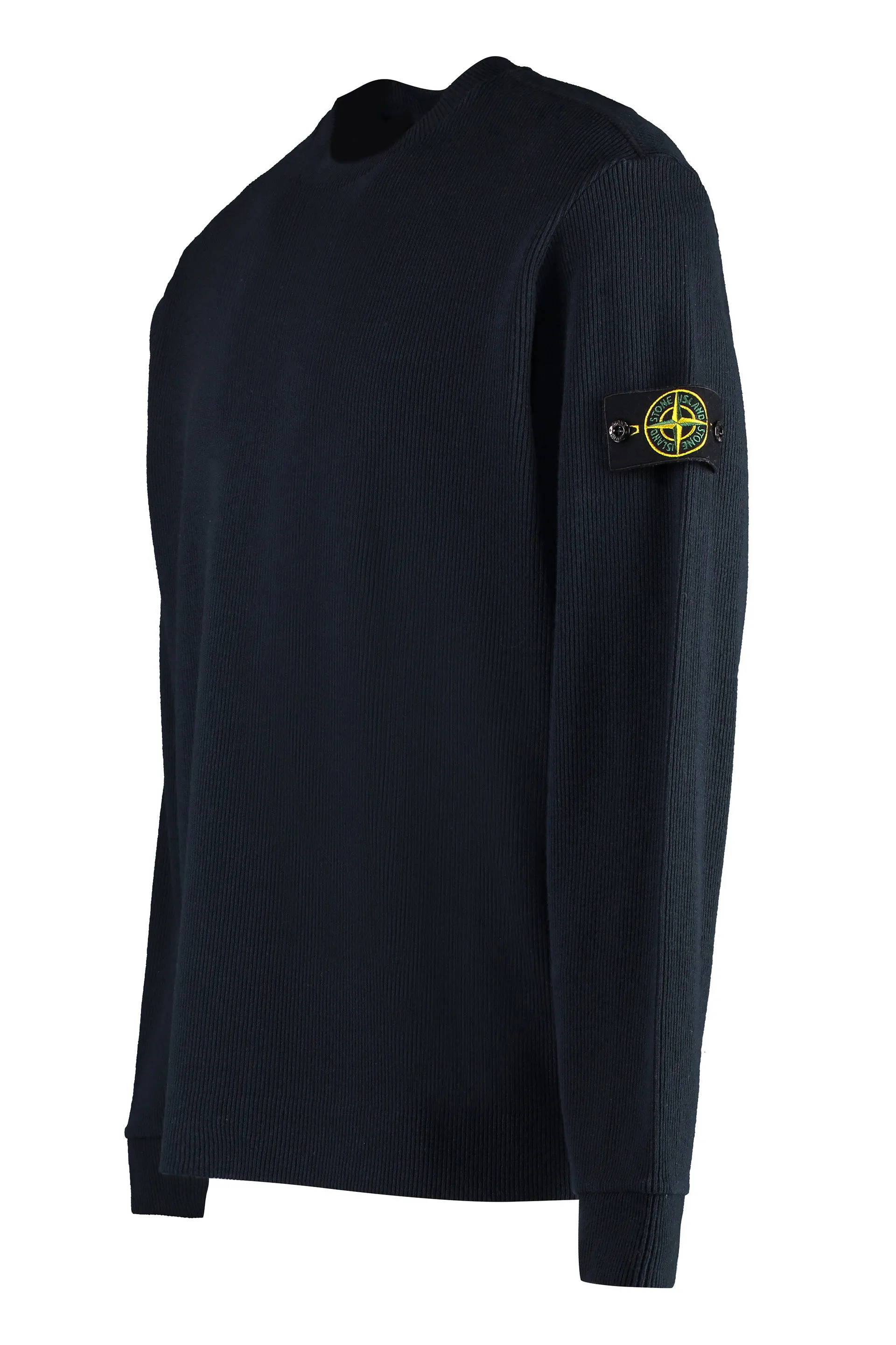 Stone Island Cotton Blend Crew-neck Sweater