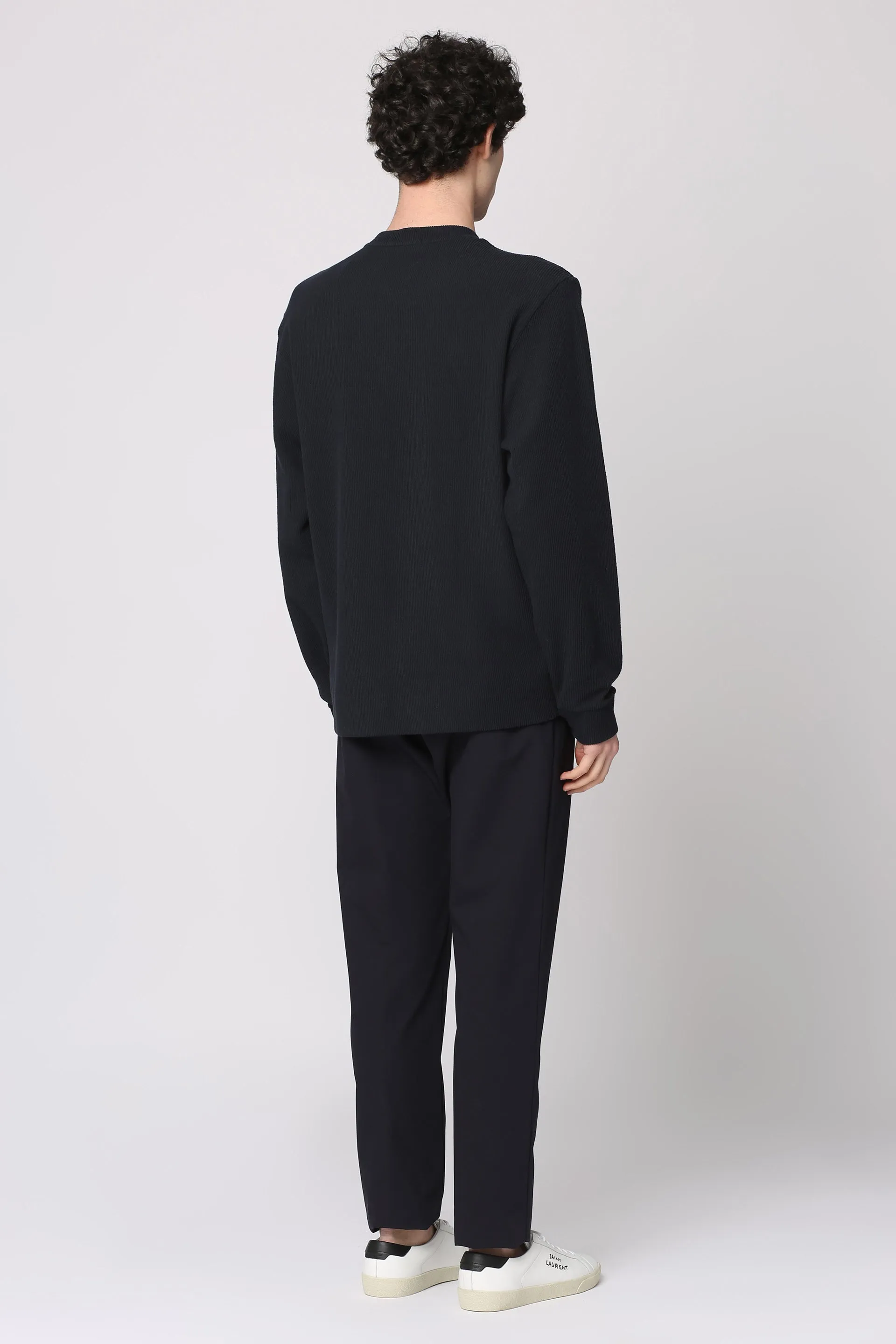 Stone Island Cotton Blend Crew-neck Sweater