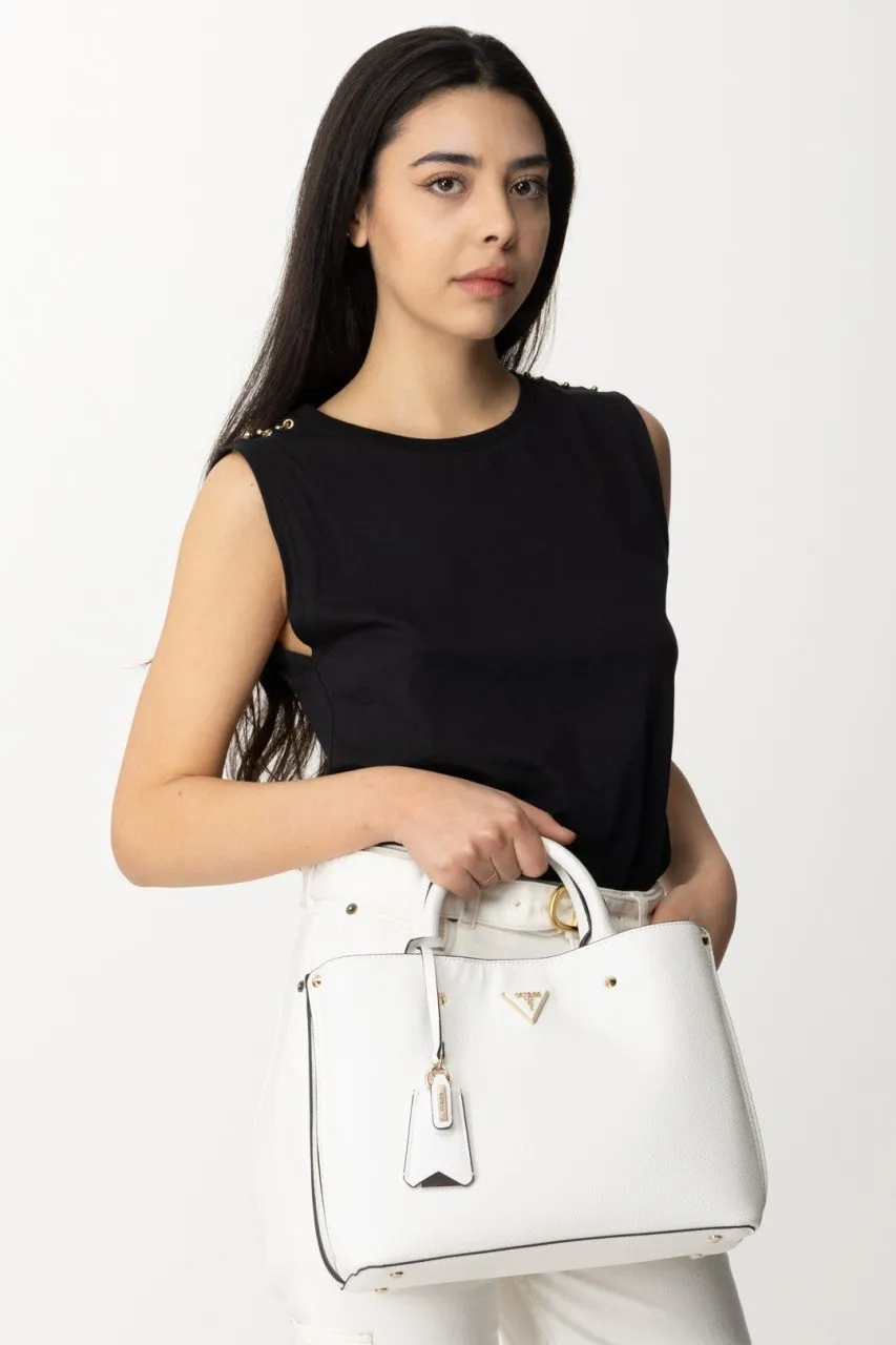 Stone Meridian Handbag with Removable Shoulder Strap