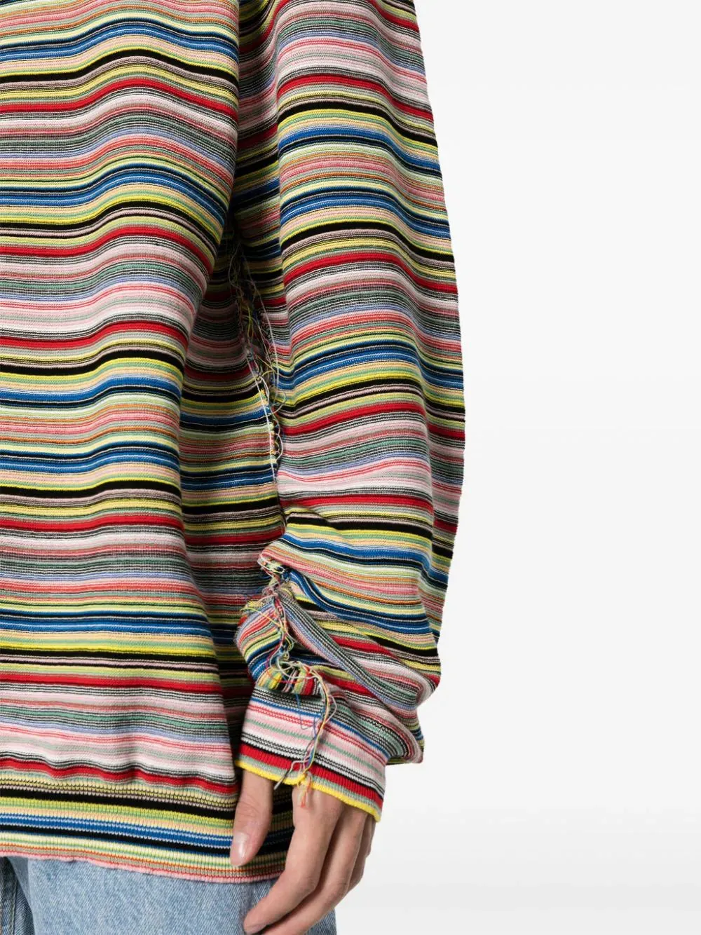 Striped Knit T-Shirt