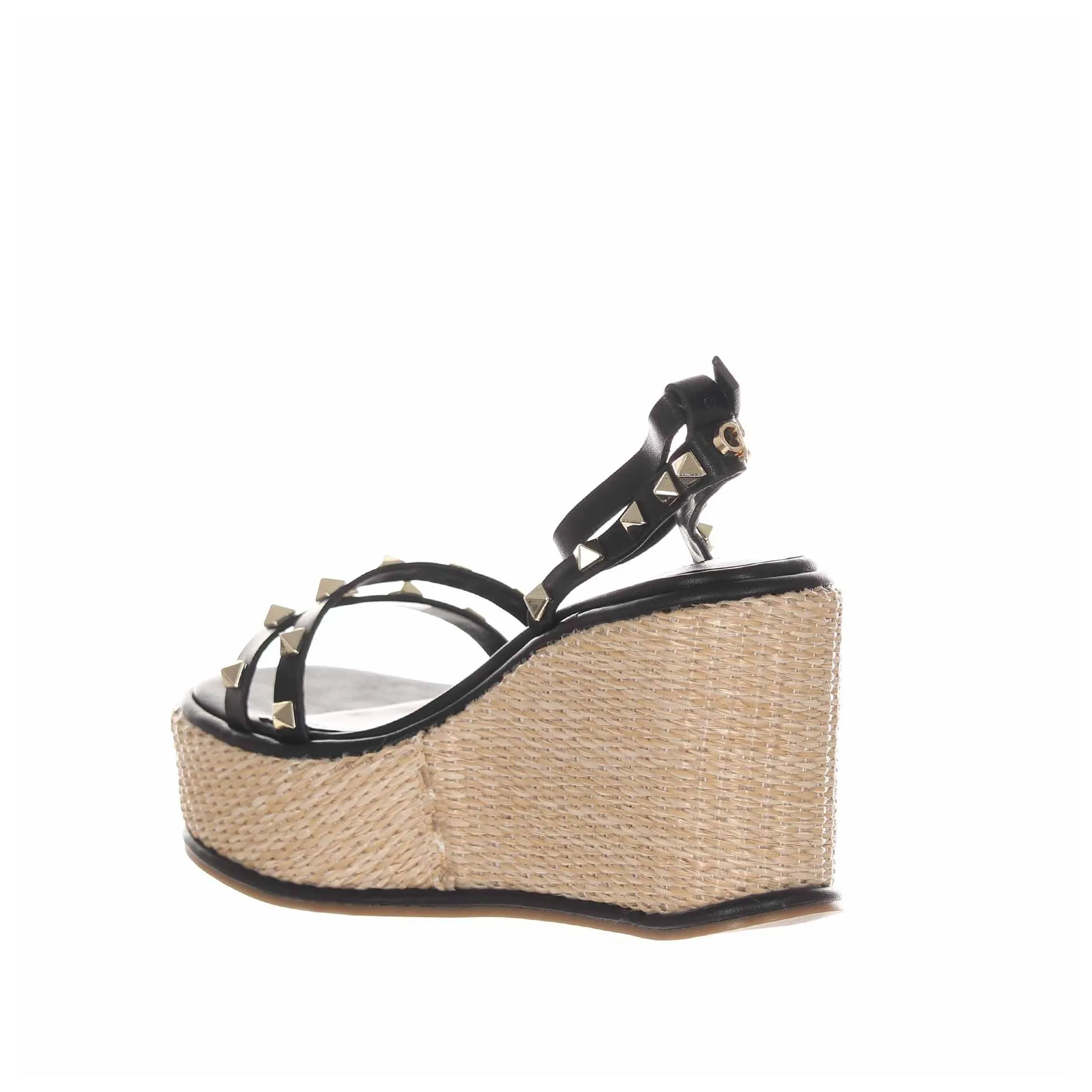 Studded leather sandals