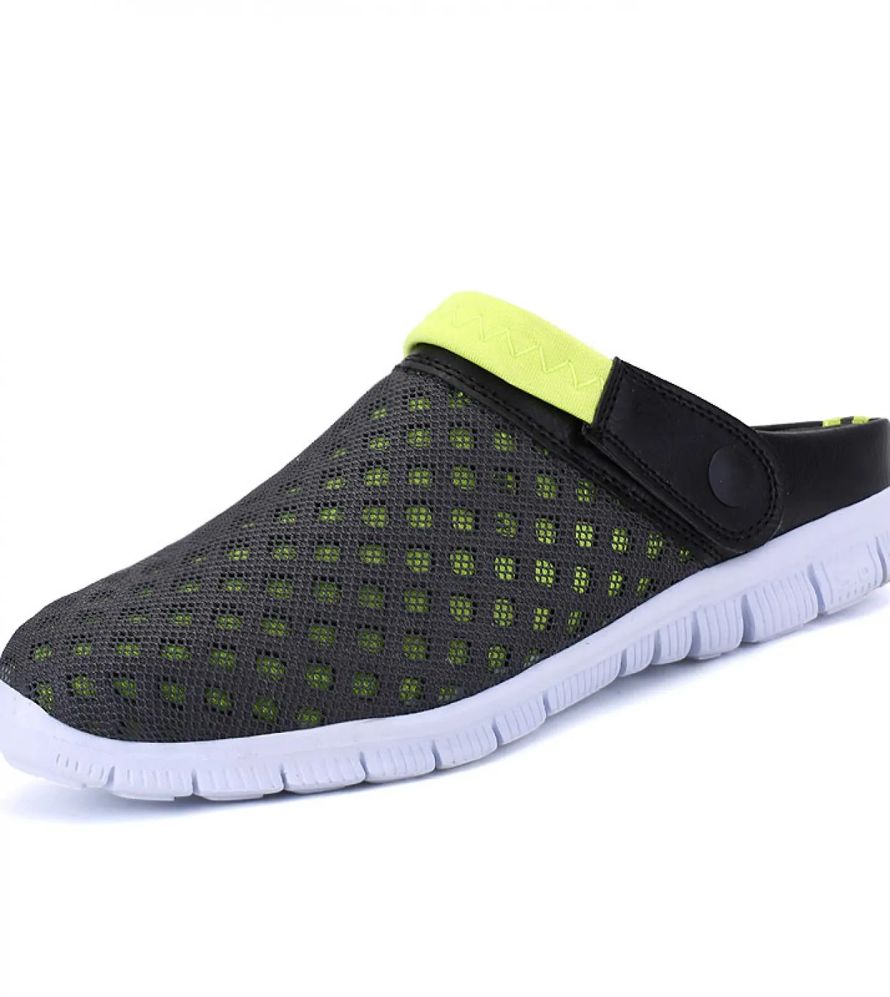 Summer men's breathable outdoor half slippers designer slip-on mesh sneakers