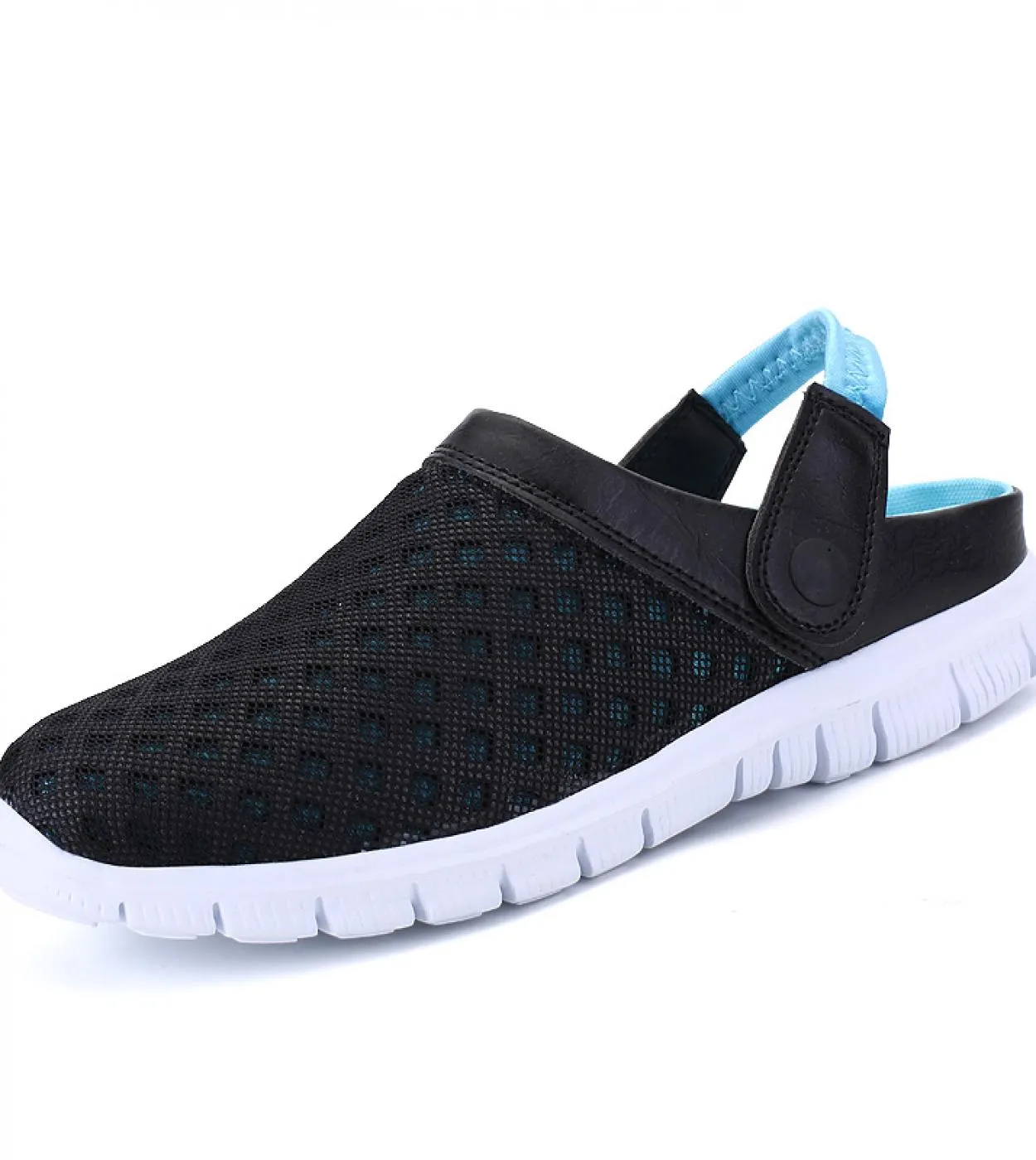 Summer men's breathable outdoor half slippers designer slip-on mesh sneakers